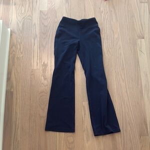 Blue Flared Leggings